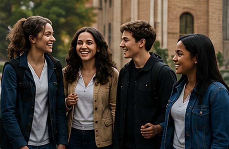 Teenagers laughing together at a Shanah City Church youth ministry gathering